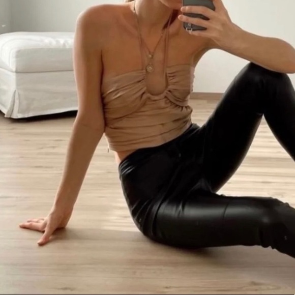 ZARA BLOGGER NWT 2 piece style bundle top + pants - Picture 2 of 12